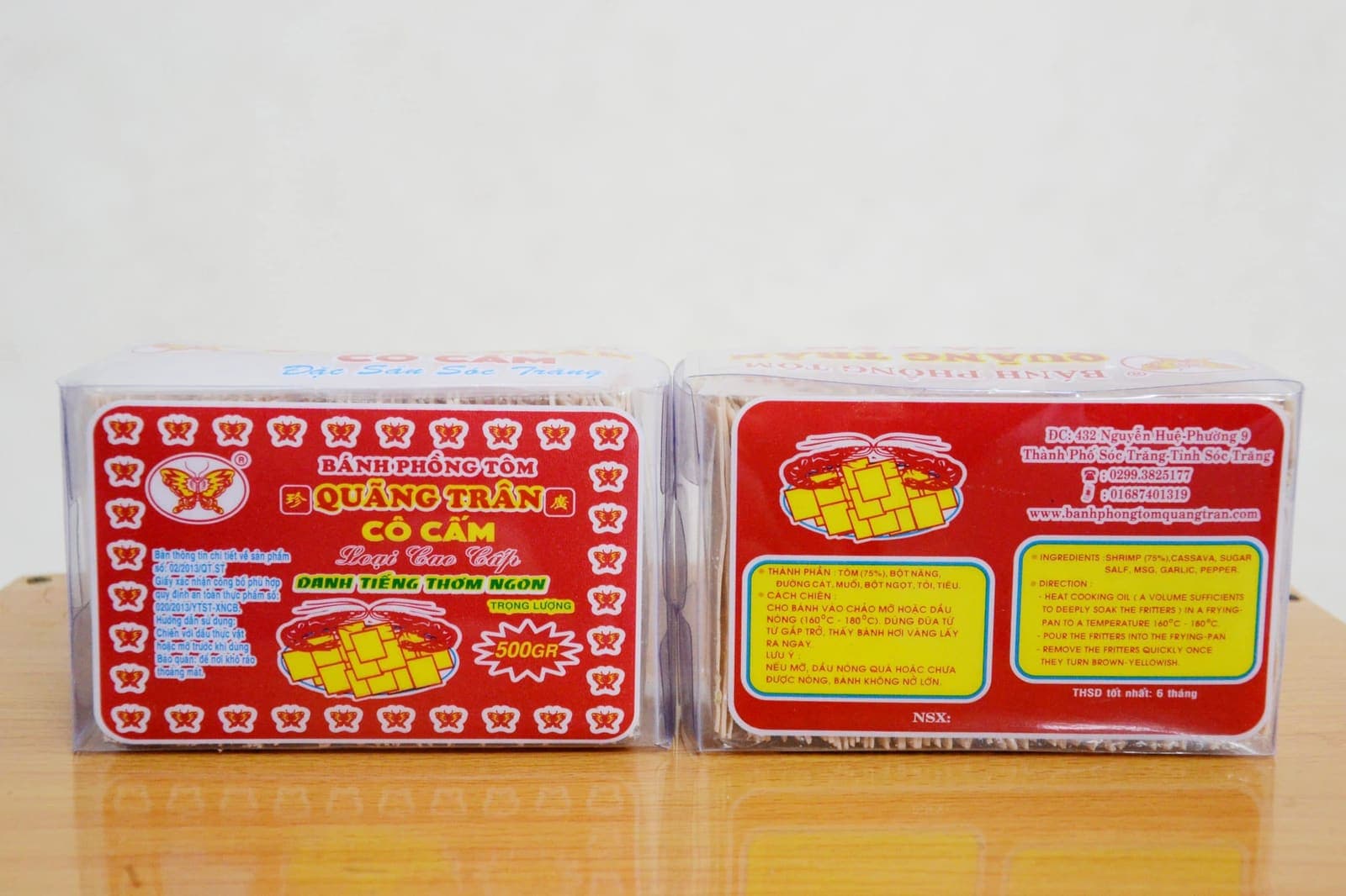 Bảng giá bánh phồng tôm Cô Cấm